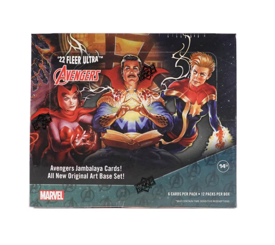 s680129065388134146_p3984_i2_w920 2022 Upper Deck Fleer Ultra Marvel Avengers Hobby Box - Image 1