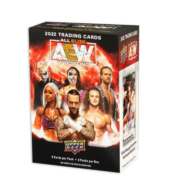 s680129065388134146_p4000_i2_w603 2022 Upper Deck AEW All Elite Wrestling Blaster Box - Image 1