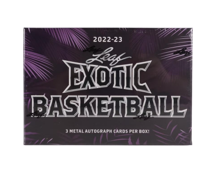 2022-23 Leaf Exotic Basketball Hobby Box