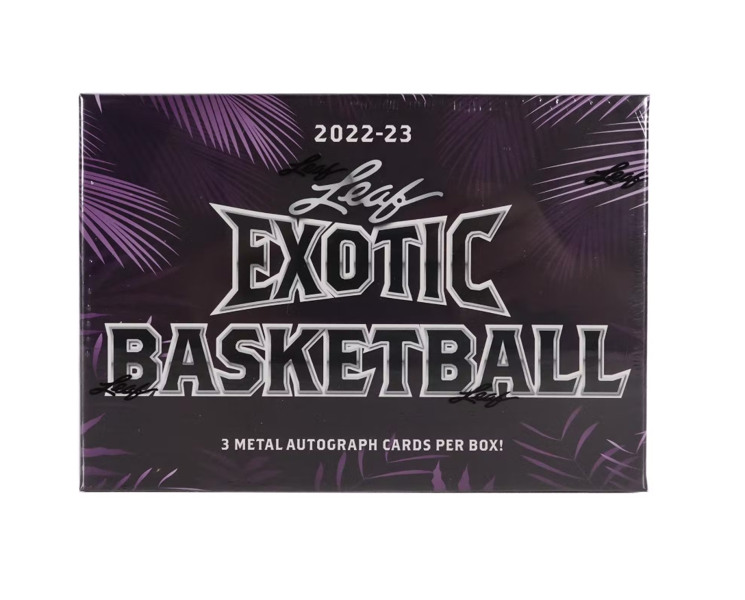 s680129065388134146_p4005_i2_w1088 2022-23 Leaf Exotic Basketball Hobby Box - Image 1