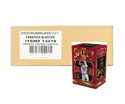 2021-22 Panini Select Basketball Fanatics Exclusive Blaster 20-Box Case