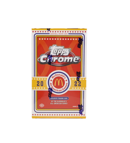 2022 Topps Chrome Basketball McDonald’s Hobby Box