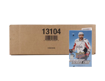 2022-23 Upper Deck Series 2 Hockey 12 Box Hobby Case