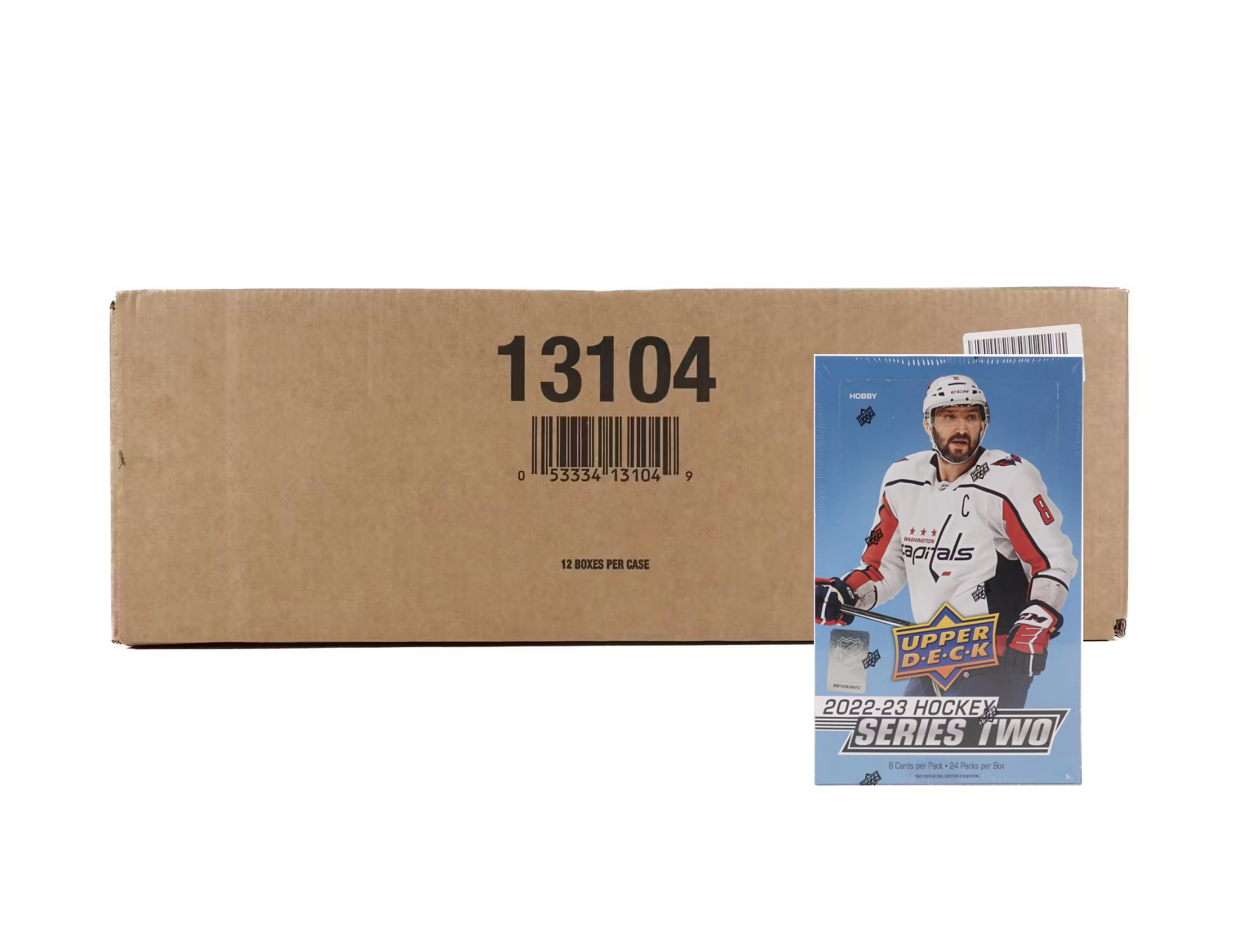 s680129065388134146_p4086_i2_w1880 2022-23 Upper Deck Series 2 Hockey 12 Box Hobby Case - Image 1