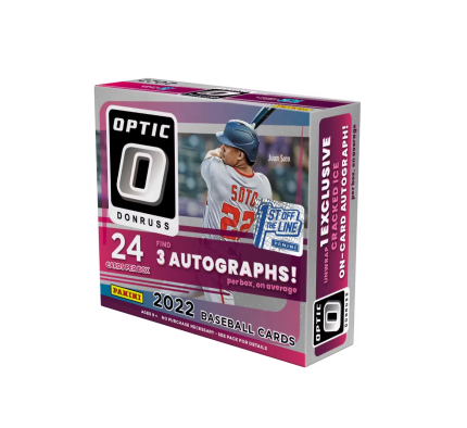 2022 Donruss Optic Baseball First Off The Line FOTL Hobby Box