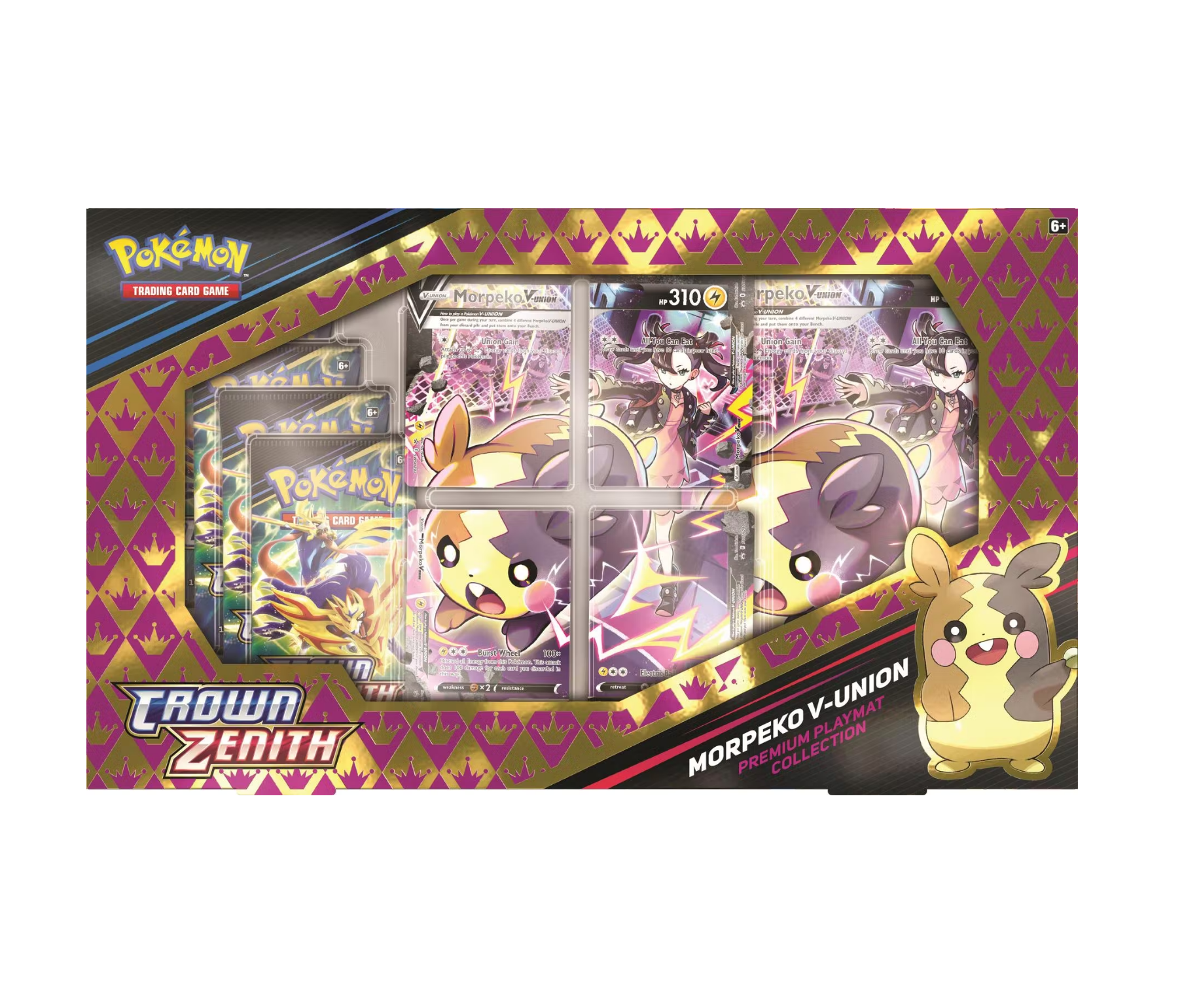 s680129065388134146_p4112_i2_w1832 Pokémon Crown Zenith Morpeko V-Union Playmat Box - Image 1