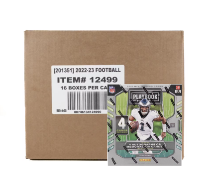 2022 Panini Playbook Football 16 Box Hobby Case