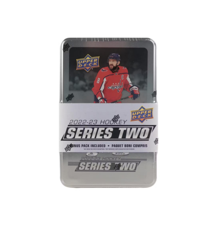 2022-23 Upper Deck Series 2 Hockey Tin Box