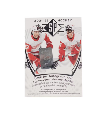 2021-22 Upper Deck SP Hockey 8-Pack Blaster Box