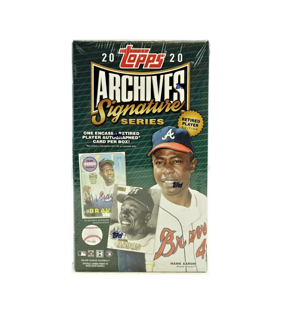 s680129065388134146_p4150_i2_w946 2020 Topps Archives Signature Series Retired Player Edition Baseball Hobby Box - Image 1
