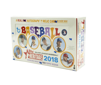 2018 Topps Heritage Baseball Hobby Box