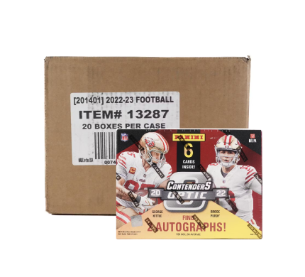 2022 Panini Contenders Optic Football 20 Box Hobby Case
