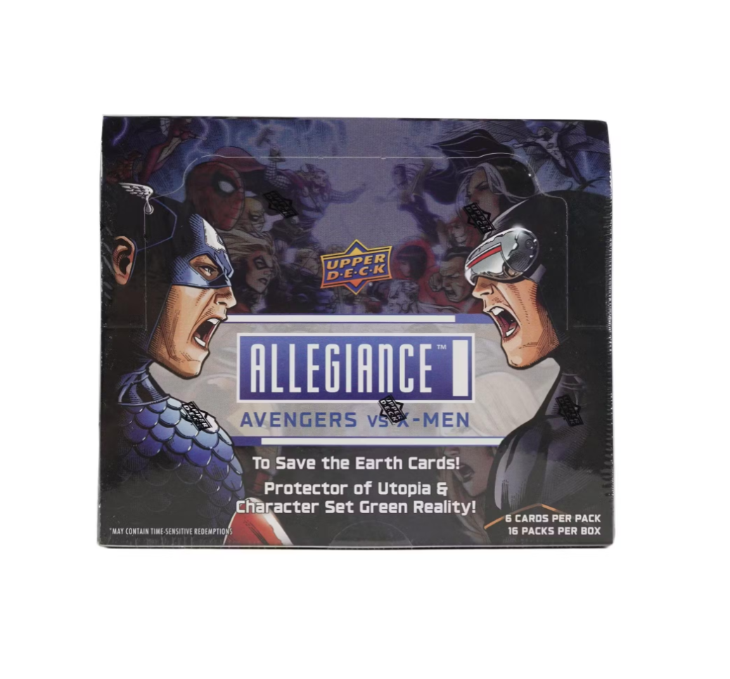 s680129065388134146_p4177_i8_w1038 2023 Upper Deck Allegiance Avengers vs X-Men Hobby Box - Image 1