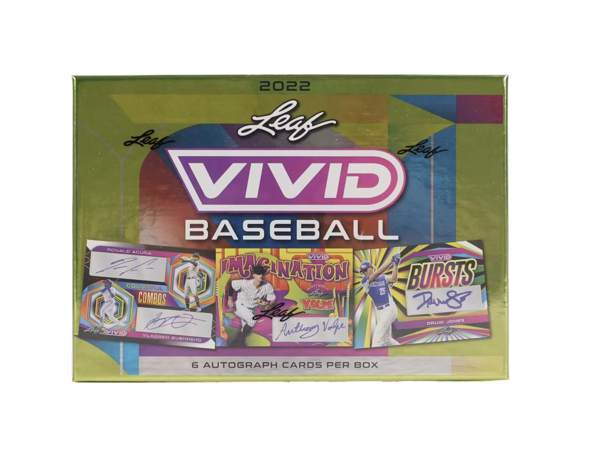 s680129065388134146_p4178_i2_w1194 2022 Leaf Vivid Baseball Hobby Box - Image 1