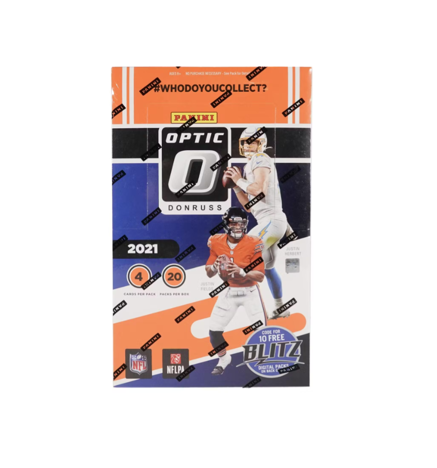 s680129065388134146_p4184_i2_w886 2021 Donruss Optic Football Retail Box - Image 1