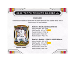 2023 Topps Tribute Baseball Hobby Box - Image 7