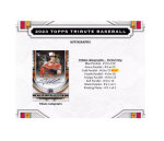 2023 Topps Tribute Baseball Hobby Box - Image 6