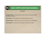 2023 Topps Heritage Baseball Hobby Box - Image 2