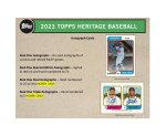 2023 Topps Heritage Baseball Hobby Box - Image 5