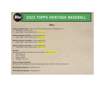 2023 Topps Heritage Baseball Hobby Box - Image 6