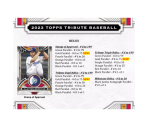2023 Topps Tribute Baseball Hobby 6 Box Case - Image 3