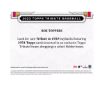 2023 Topps Tribute Baseball Hobby 6 Box Case - Image 5