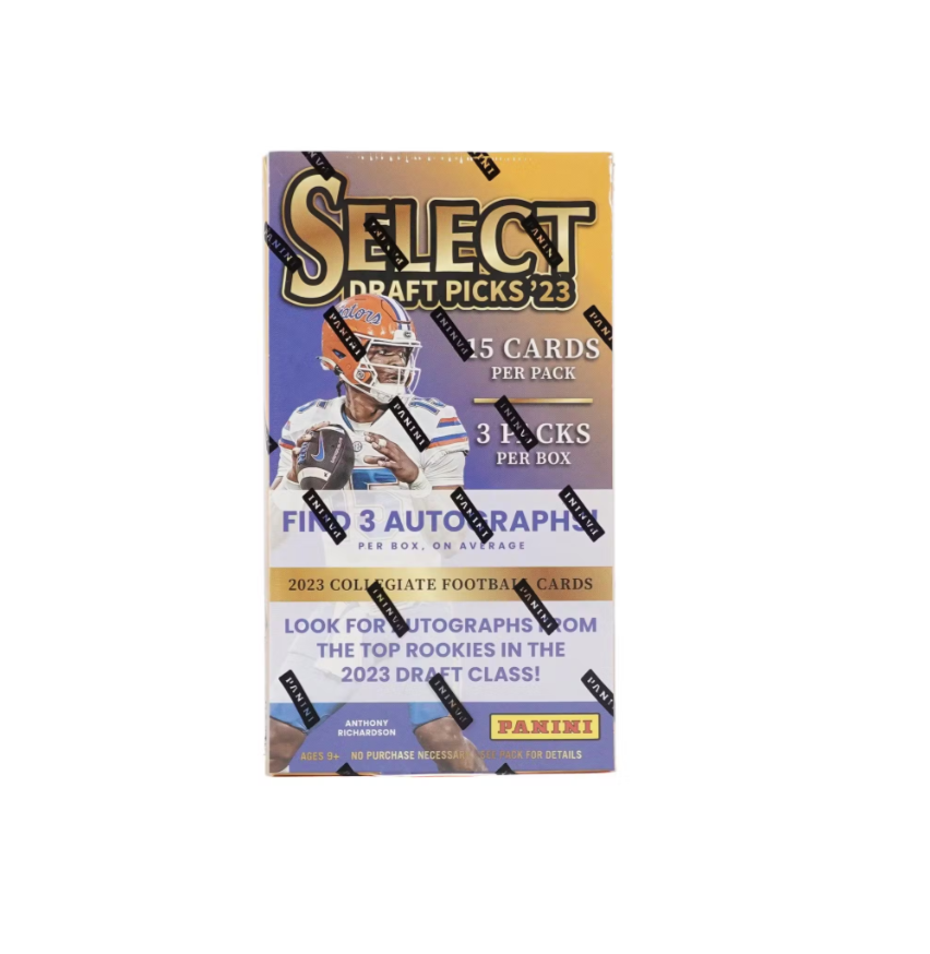 s680129065388134146_p4225_i7_w852 2023 Panini Select Draft Picks Football Hobby Box - Image 1