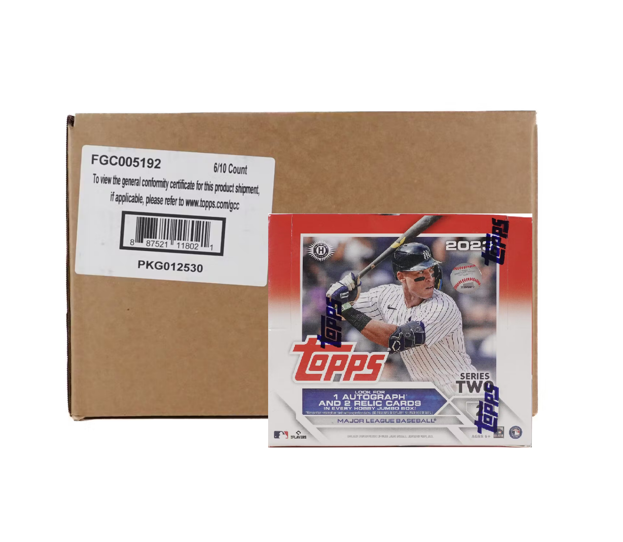 s680129065388134146_p4236_i13_w1278 2023 Topps Series 2 Baseball Hobby Jumbo 6-Box Case - Image 1