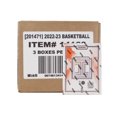 2022-23 Panini Impeccable Basketball Hobby 3 Box Case