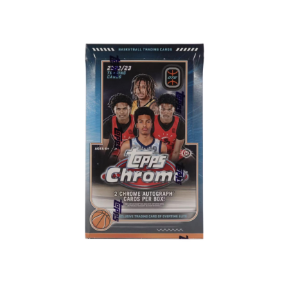 2022-23 Topps Chrome Overtime Elite Basketball Hobby Box