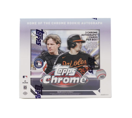 2023 Topps Chrome Baseball Hobby Jumbo Box
