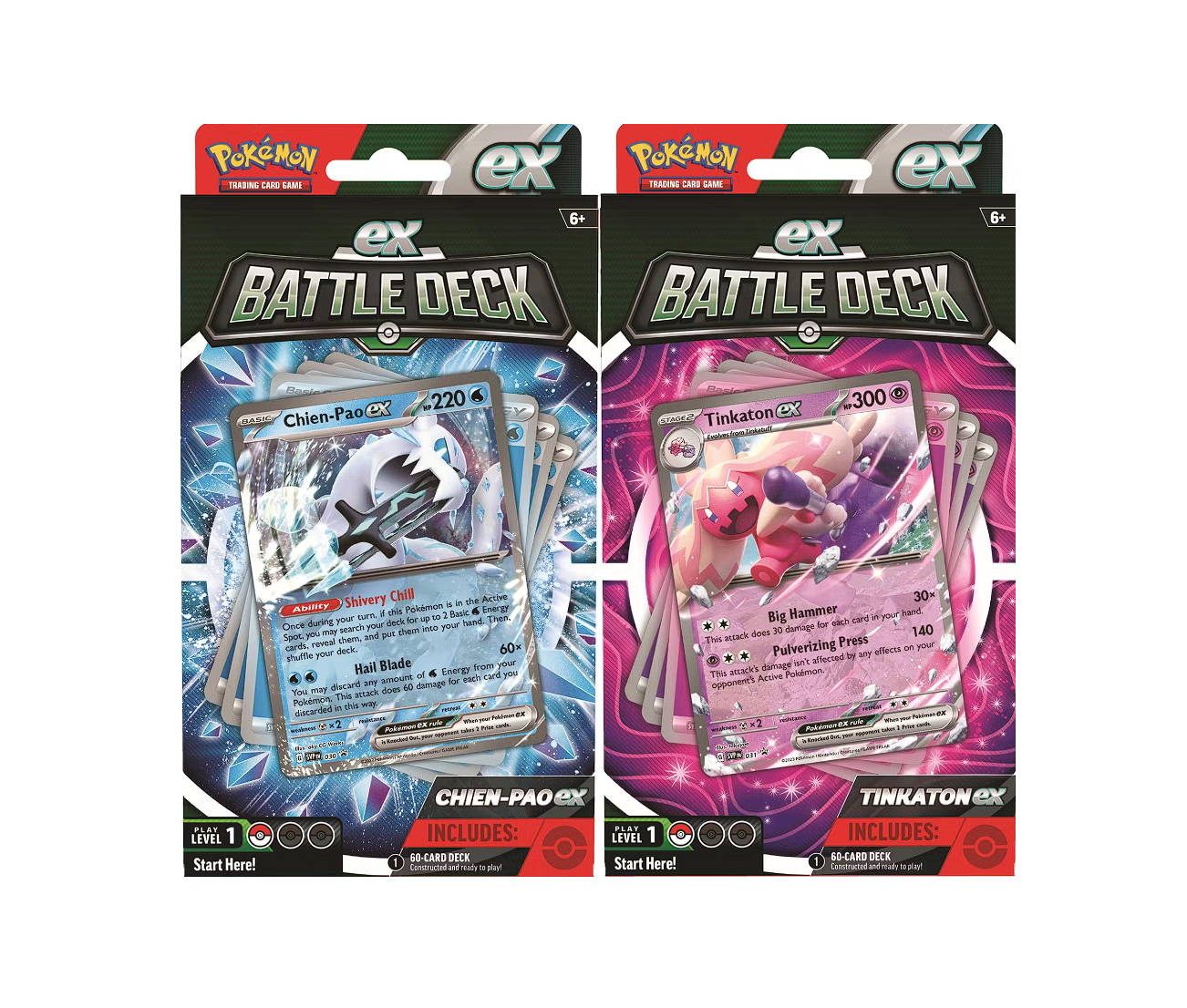 s680129065388134146_p4346_i2_w1302 Pokemon Tinkaton Chien-Pao EX Battle Deck - Image 1