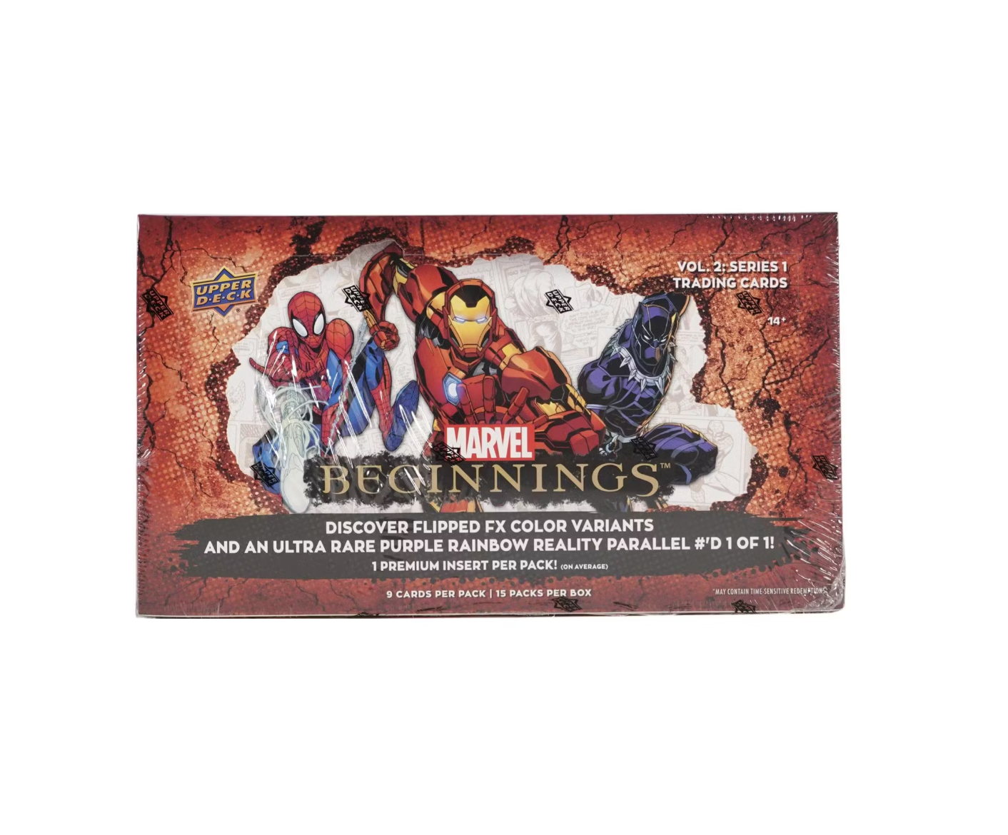 s680129065388134146_p4356_i2_w1412 2022 Upper Deck Marvel Beginnings Volume 2 Series 1 Hobby Box - Image 1