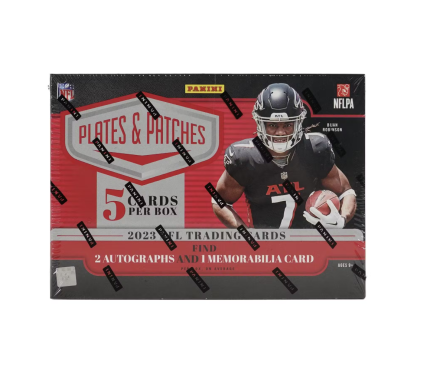 2023 Panini Plates and Patches Football Hobby Box