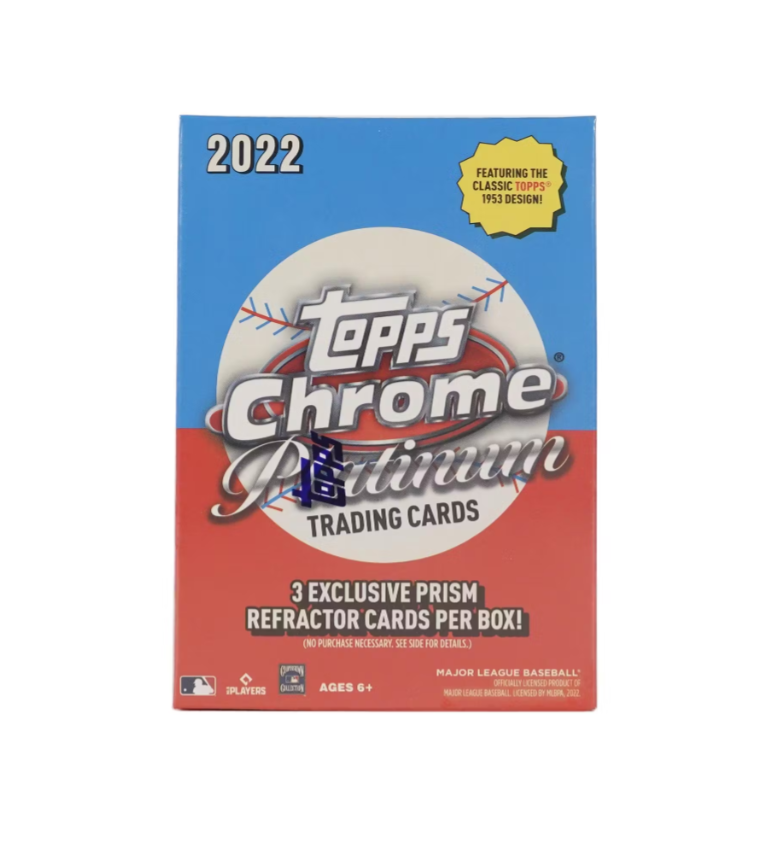 s680129065388134146_p4400_i2_w782 2022 Topps Chrome Platinum Anniversary Baseball Blaster Box - Image 1