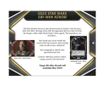 2023 Topps Star Wars Obi-Wan Kenobi Hobby Box - Image 3