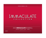 2023 Panini Immaculate Collection Baseball Hobby Box - Image 2