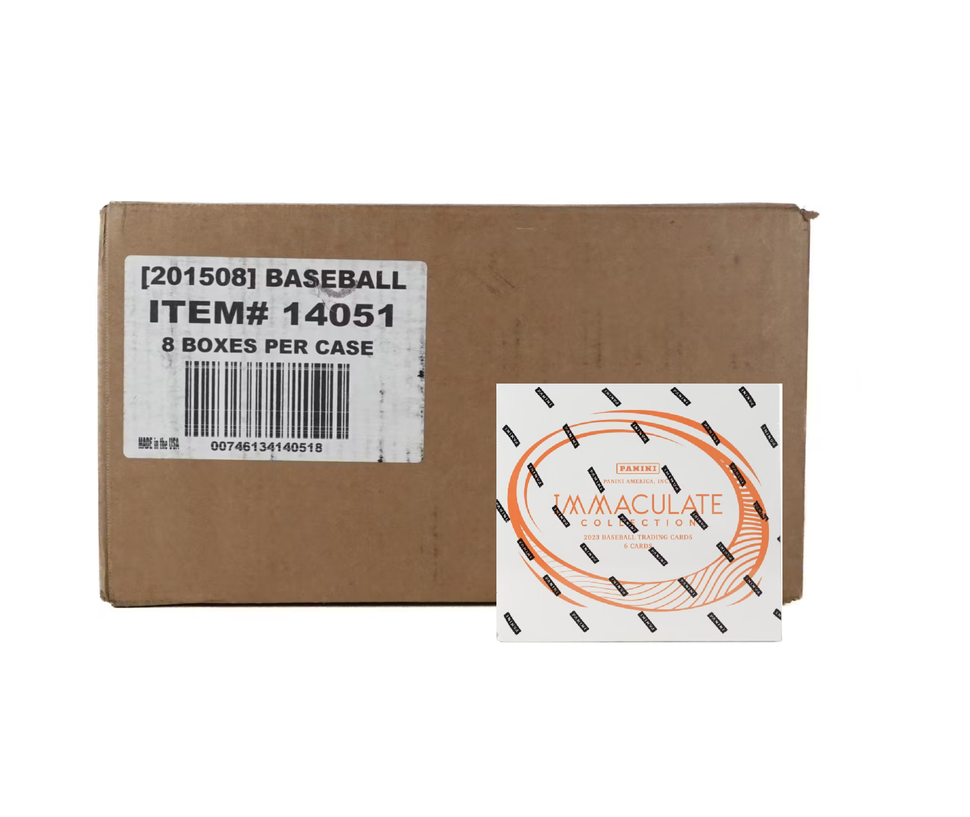 s680129065388134146_p4433_i8_w1360 2023 Panini Immaculate Collection Baseball 8 Box Hobby Case - Image 1