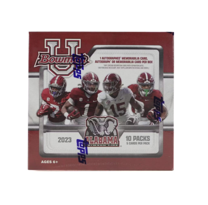 2022/23 Bowman University Alabama Football Hobby 20 Box Case