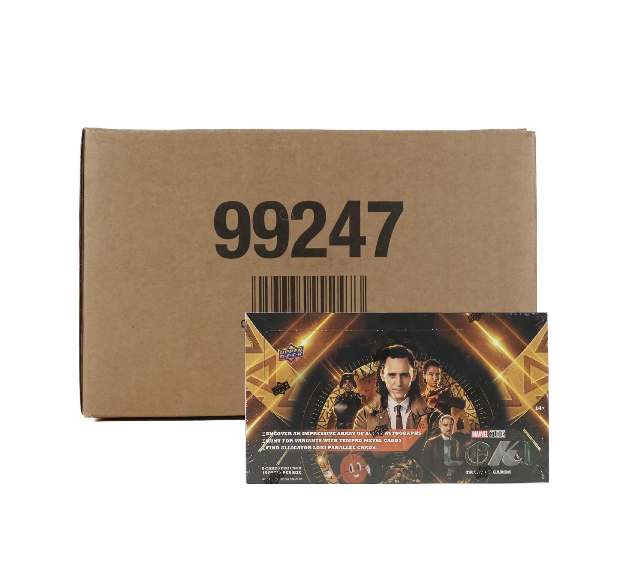 s680129065388134146_p4501_i4_w1278 2023 Upper Deck Marvel Studios Loki Season 1 Hobby 12 Box Case - Image 1