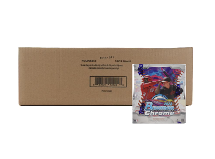 2023 Bowman Chrome Baseball Hobby 12 Box Case