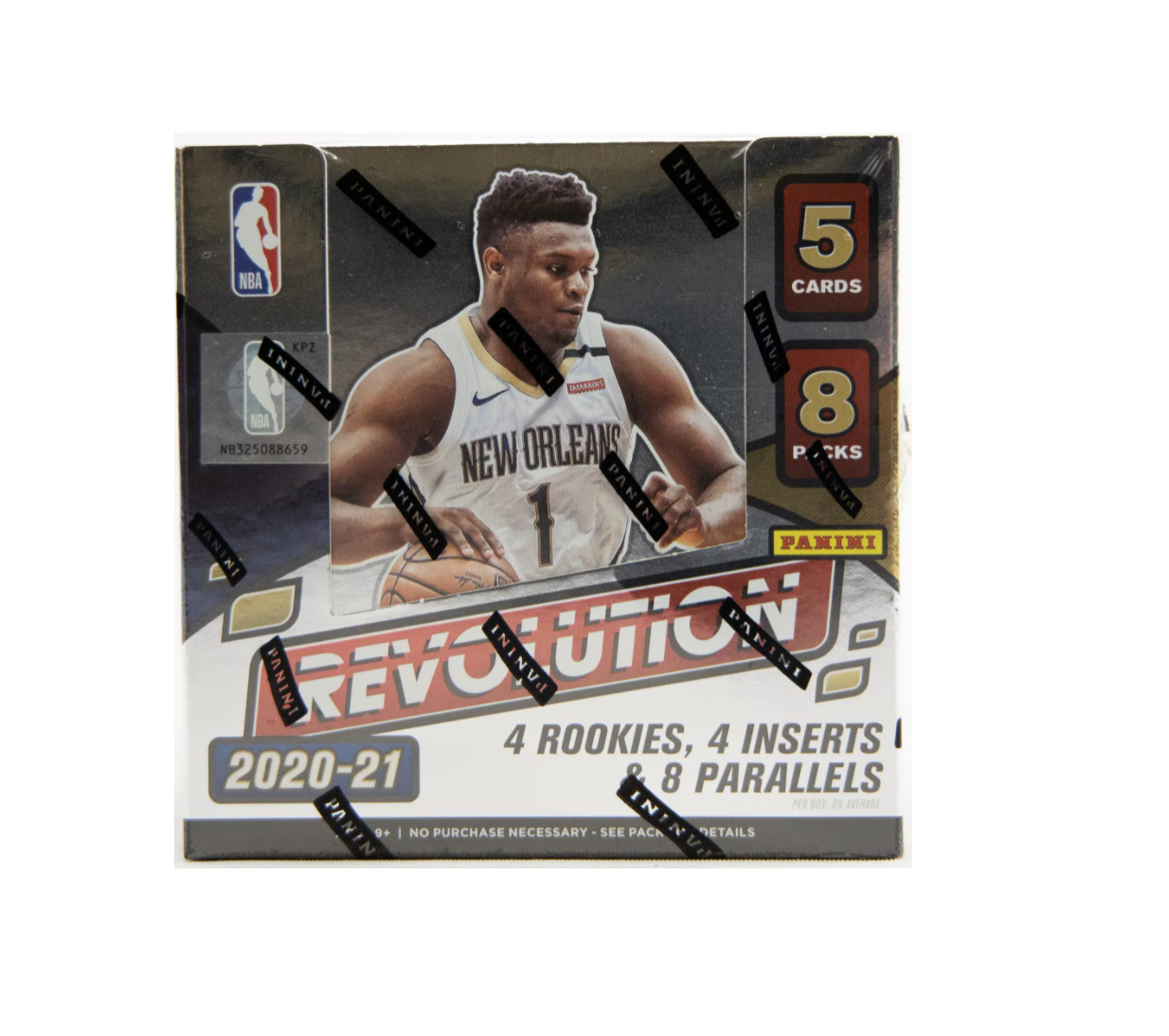 s680129065388134146_p451_i4_w1234 2020/21 Panini Revolution Basketball Hobby Box - Image 1