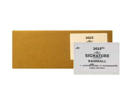 2023 Leaf Signature Series Baseball Hobby 12 Box Case