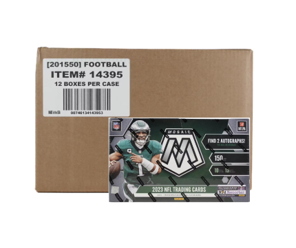 2023 Panini Mosaic Football Hobby 12 Box Case