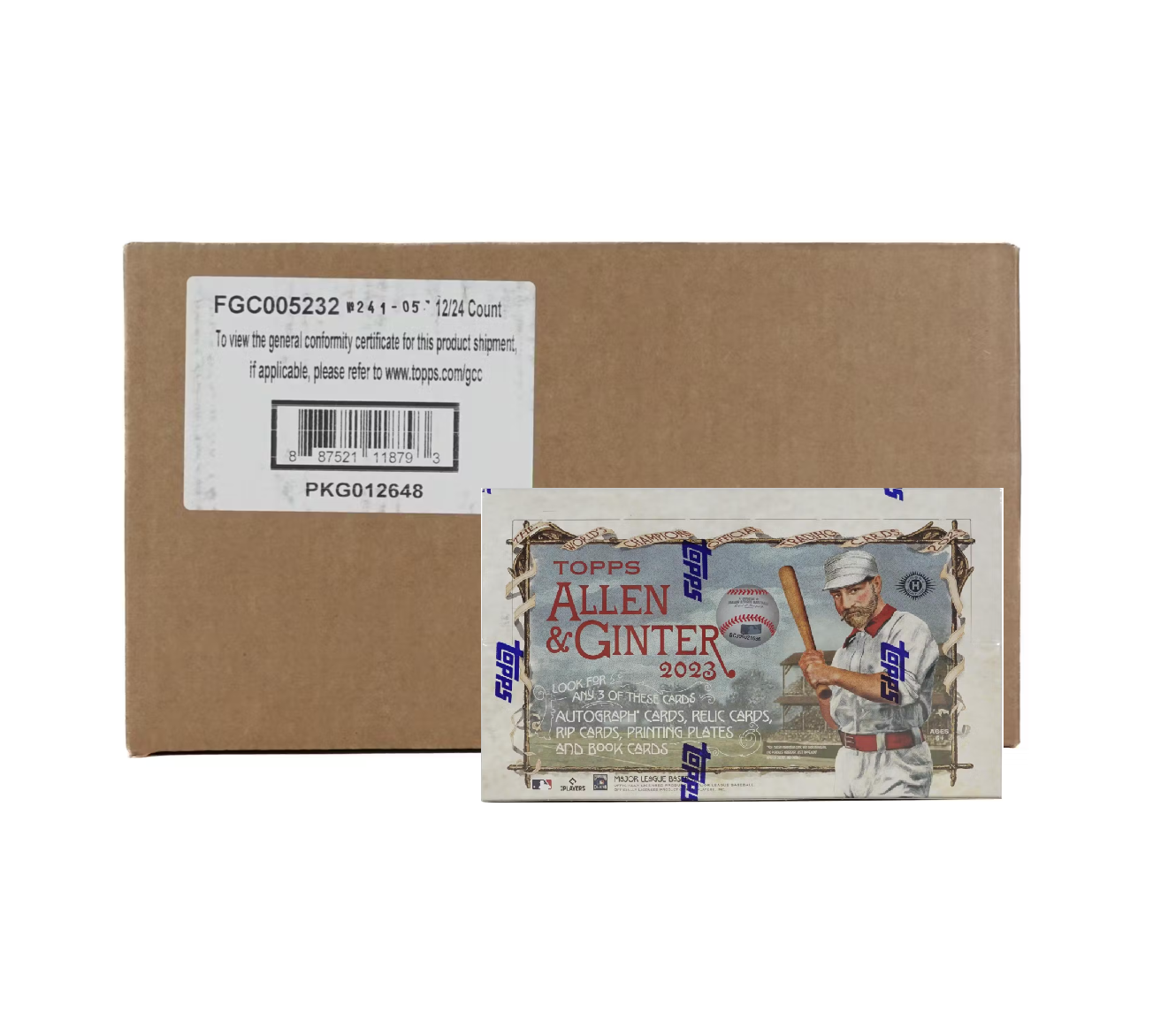 s680129065388134146_p4550_i10_w1330 2023 Topps Allen & Ginter Baseball Hobby 12 Box Case - Image 1