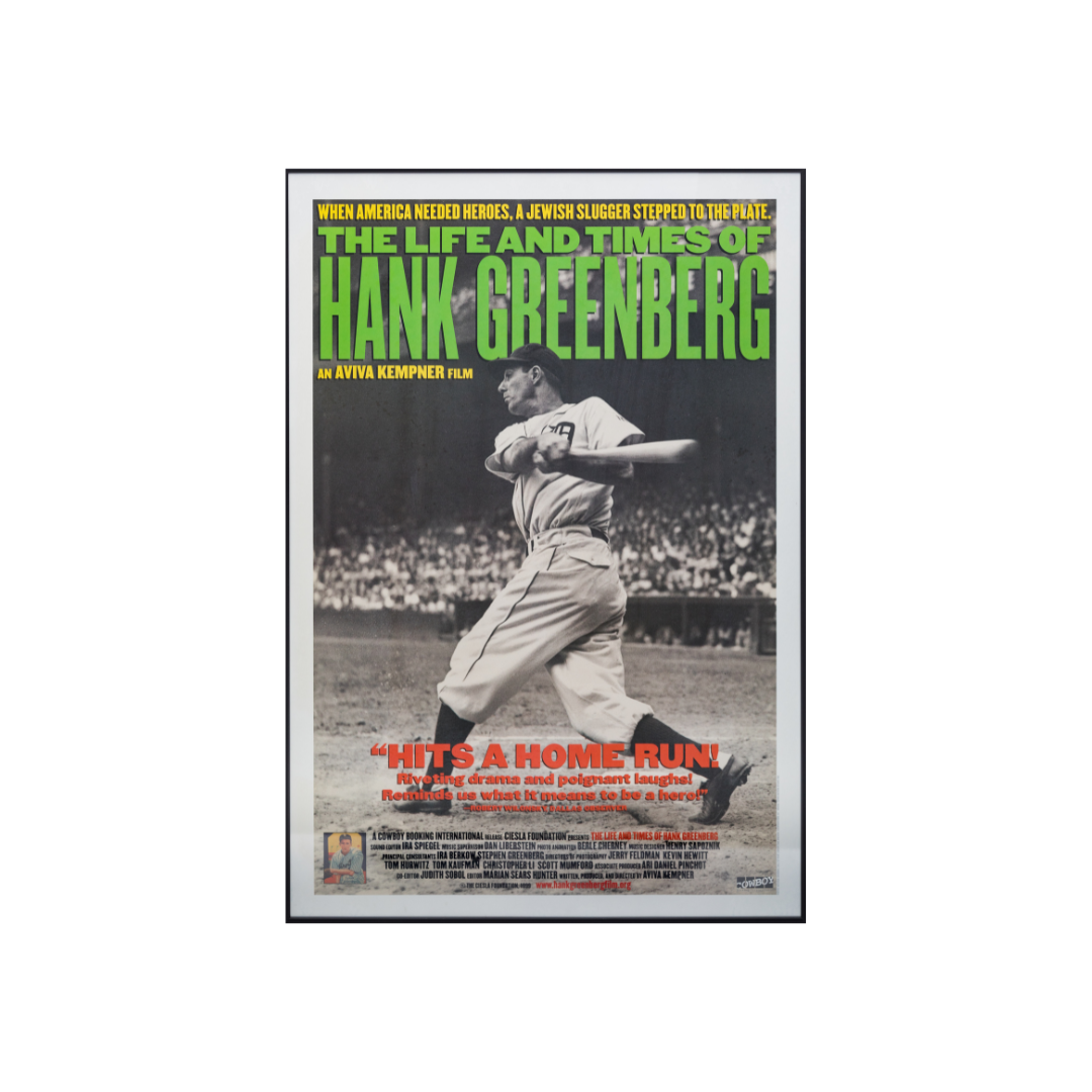 s680129065388134146_p4558_i1_w1080 The Life and Times of Hank Greenberg Framed Poster - Image 1