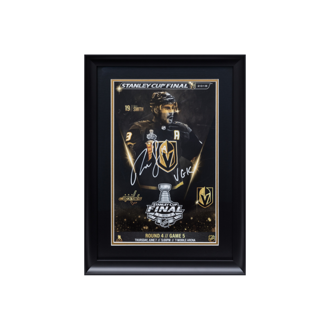 s680129065388134146_p4559_i1_w1080 Riley Smith Vegas Golden Knights "VGK" Stanley Cup Final Framed Autographed Print - Image 1