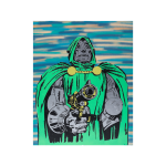 Dr. Doom Original Painted Cavas artwork by Manus Diaboli