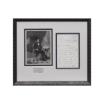 Authentic Hand Written Letter by 14th President Franklin Pierce 18x15.5