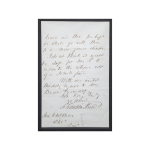 Authentic Hand Written Letter by 14th President Franklin Pierce 18x15.5 - Image 2